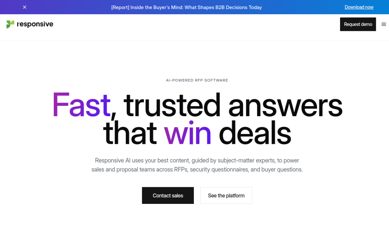 Screenshot of Responsive website